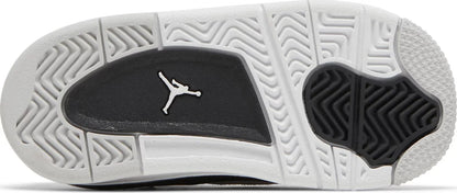 Nike Toddlers Air Jordan 4 Retro Sneakers - 'Military Black'