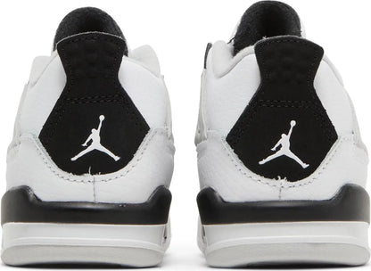 Nike Toddlers Air Jordan 4 Retro Sneakers - 'Military Black'