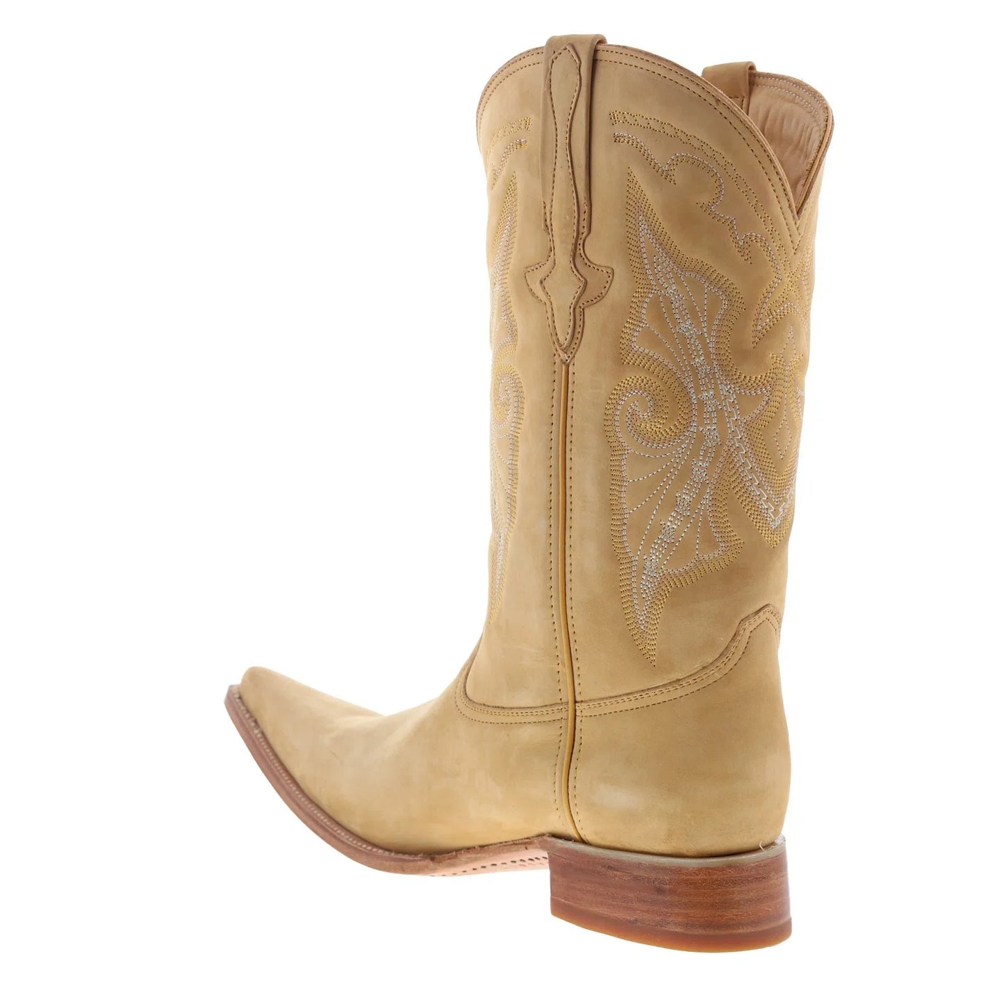 Los Altos Suede Boots XXX-Toe 956302 Mens Brown Wide Cowboy Western Boots