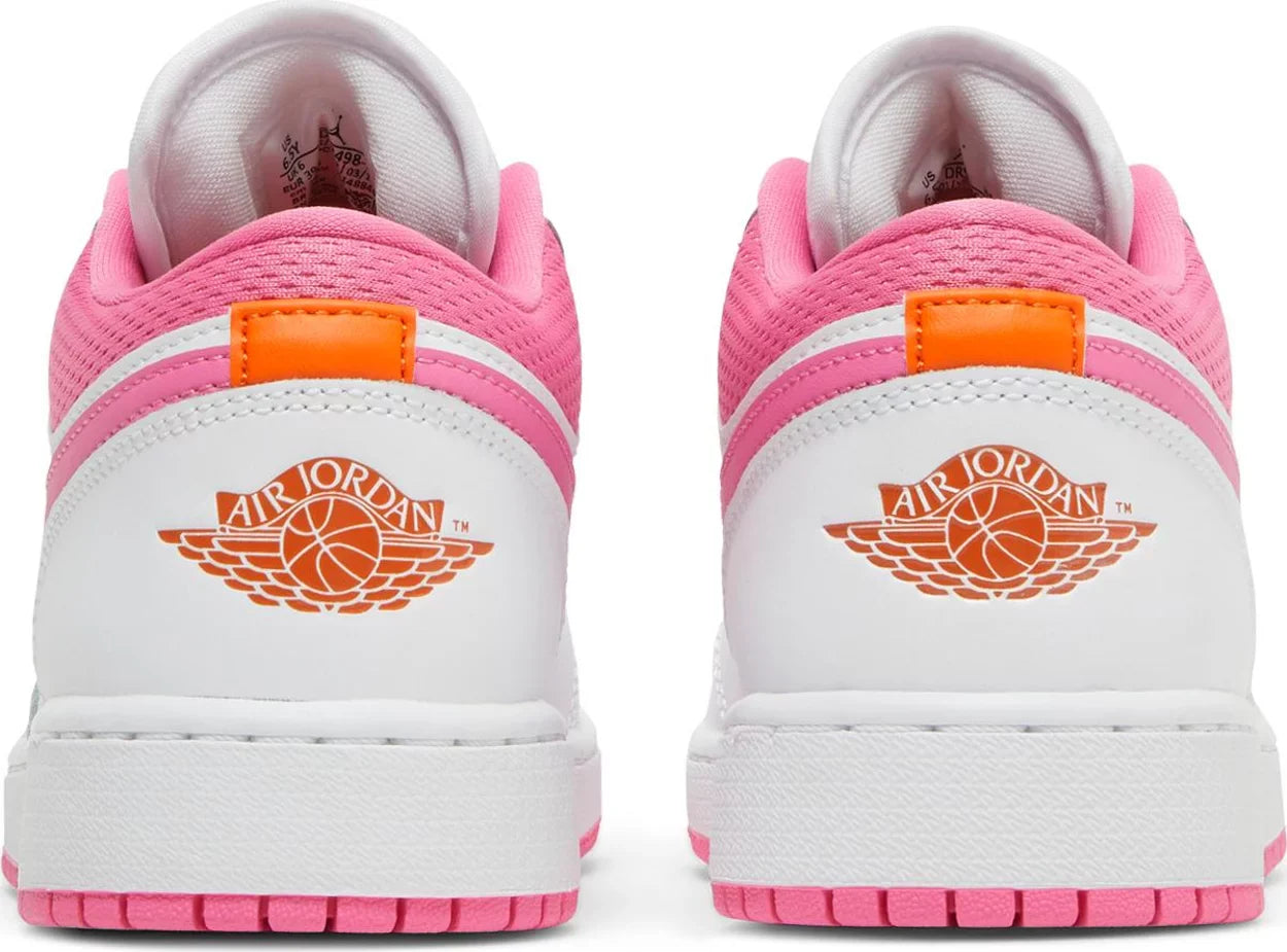 Nike Grade School Womens Air Jordan 1 Low Sneakers - 'Pinksicle'