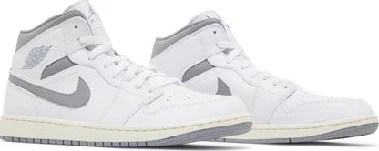 Nike Mens Air Jordan 1 Mid Sneakers - 'Vintage Grey'