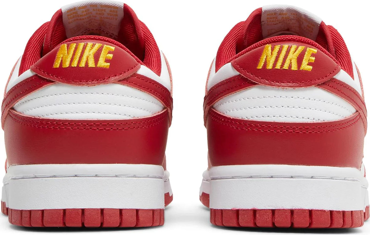 Nike Mens Dunk Low Retro Sneakers - 'Gym Red'