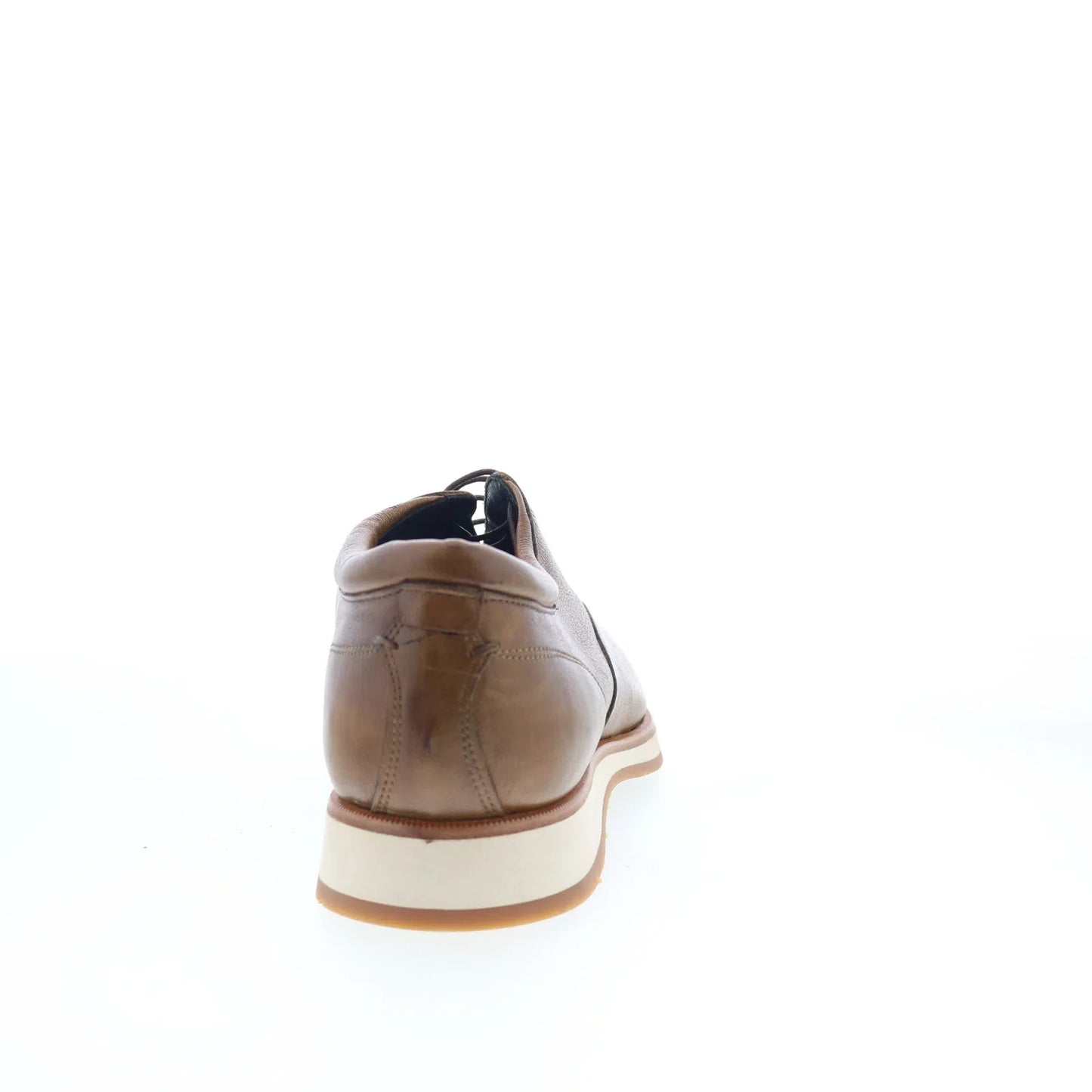 Di Bianco Ancona Mens Brown Leather Oxfords & Lace Ups Wingtip & Brogue Shoes