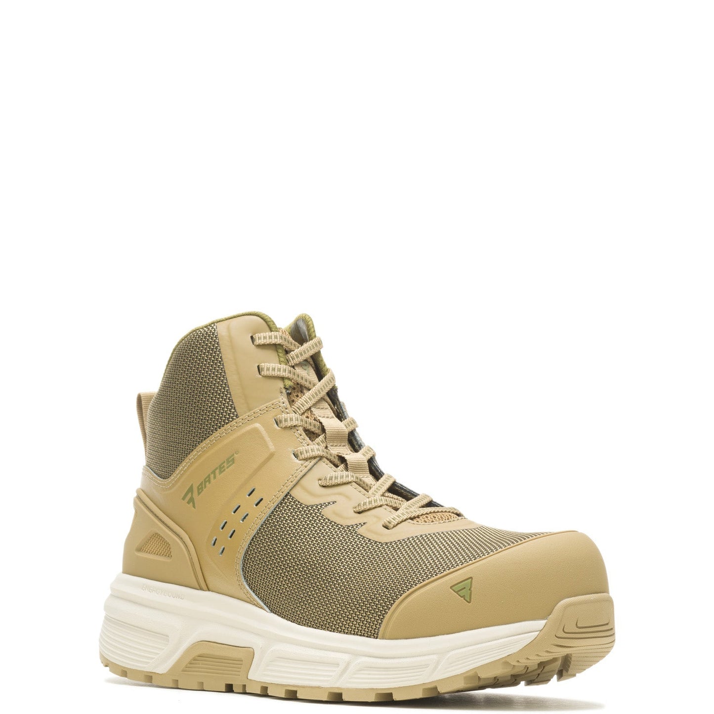 Bates Jumpstart Mid Energybound Carbon Safety Toe Mens Beige Tactical Boots
