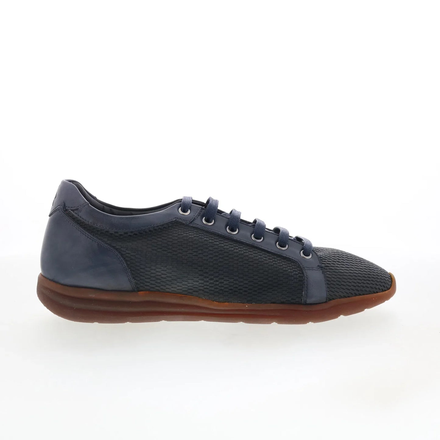 Di Bianco Binetto Mens Black Mesh Lace Up Lifestyle Sneakers Shoes