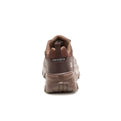 Caterpillar Invader Sport LO Composite Toe Mens Brown Wide Work Shoes