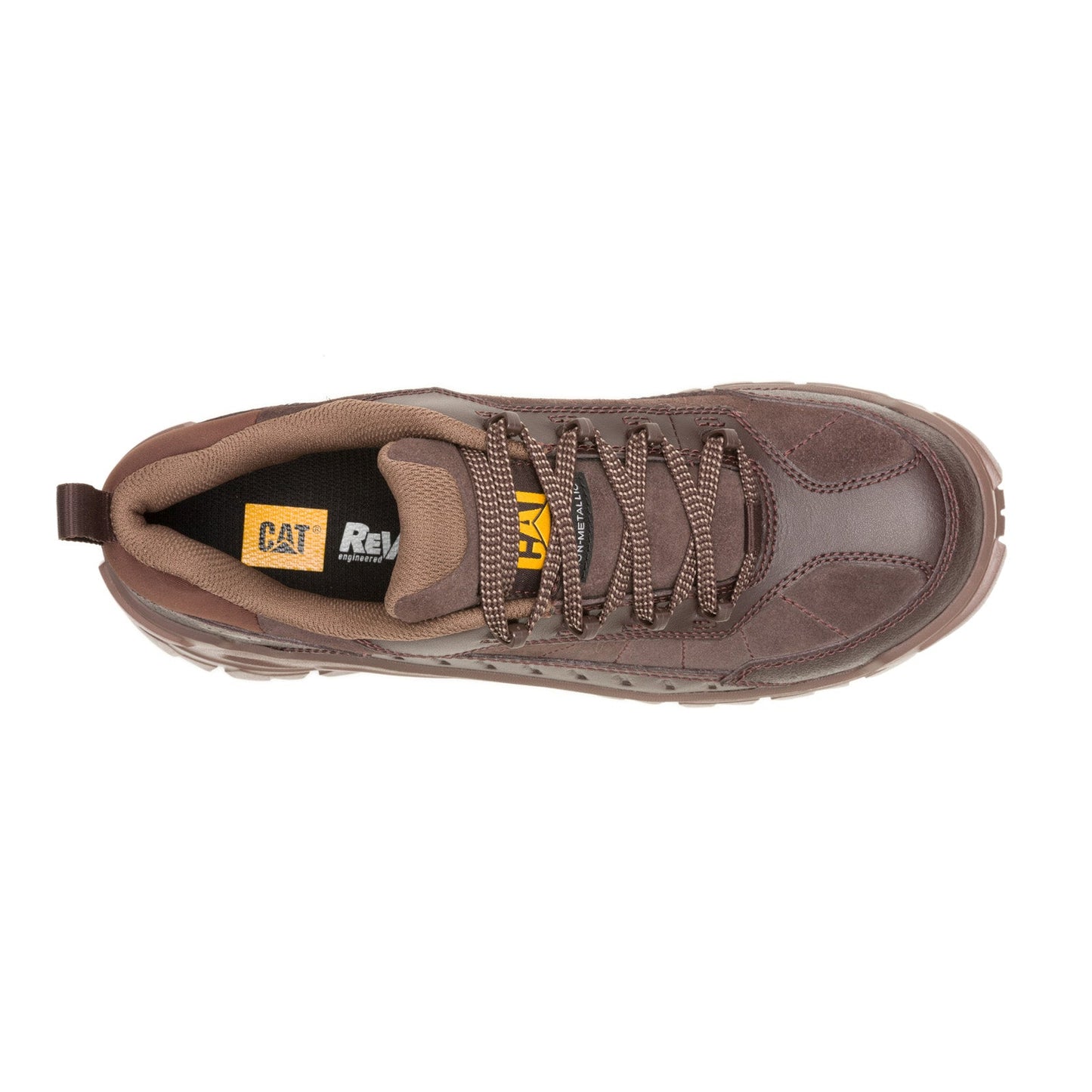 Caterpillar Invader Sport LO Composite Toe Mens Brown Wide Work Shoes