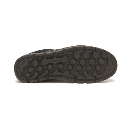 Caterpillar Cite Low P111257 Mens Black Suede Lifestyle Sneakers Shoes