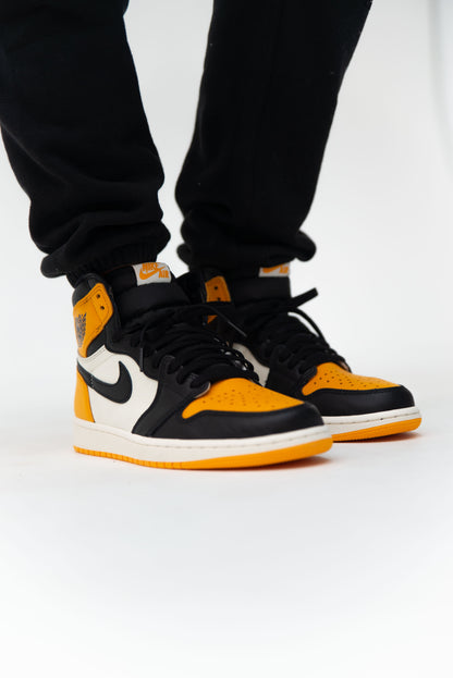 Nike Mens Air Jordan 1 Retro High OG Sneakers - 'Yellow Toe'