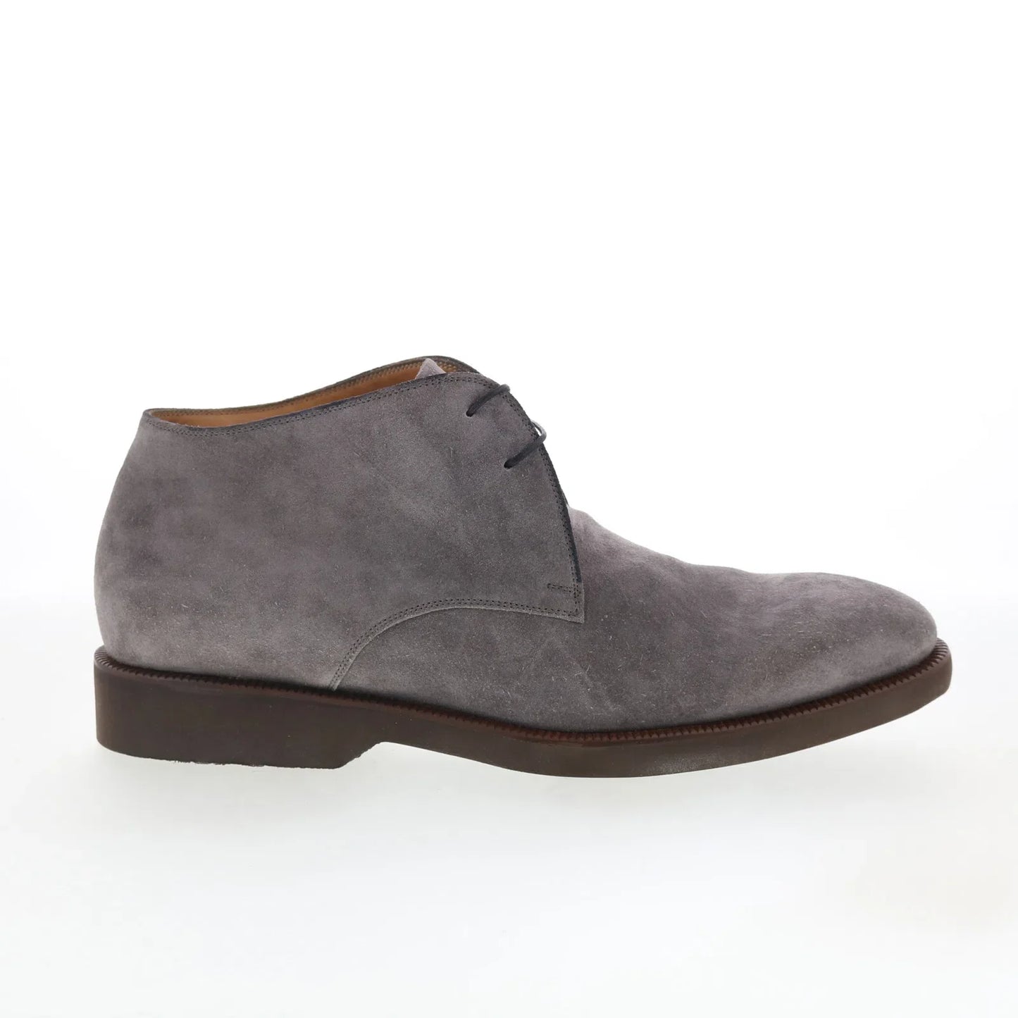Pastori by Di Bianco Didius Mens Gray Suede Lace Up Chukkas Boots