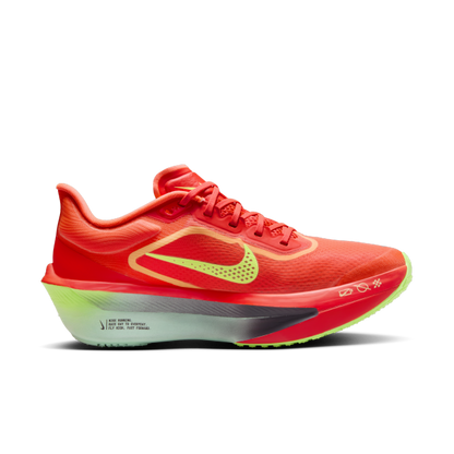 Zoom Fly 6 Women's :Bright Crimson | Lime