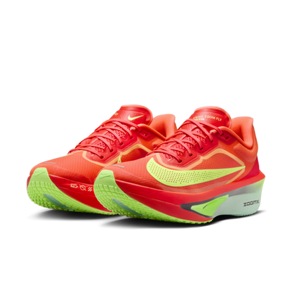 Zoom Fly 6 Women's :Bright Crimson | Lime