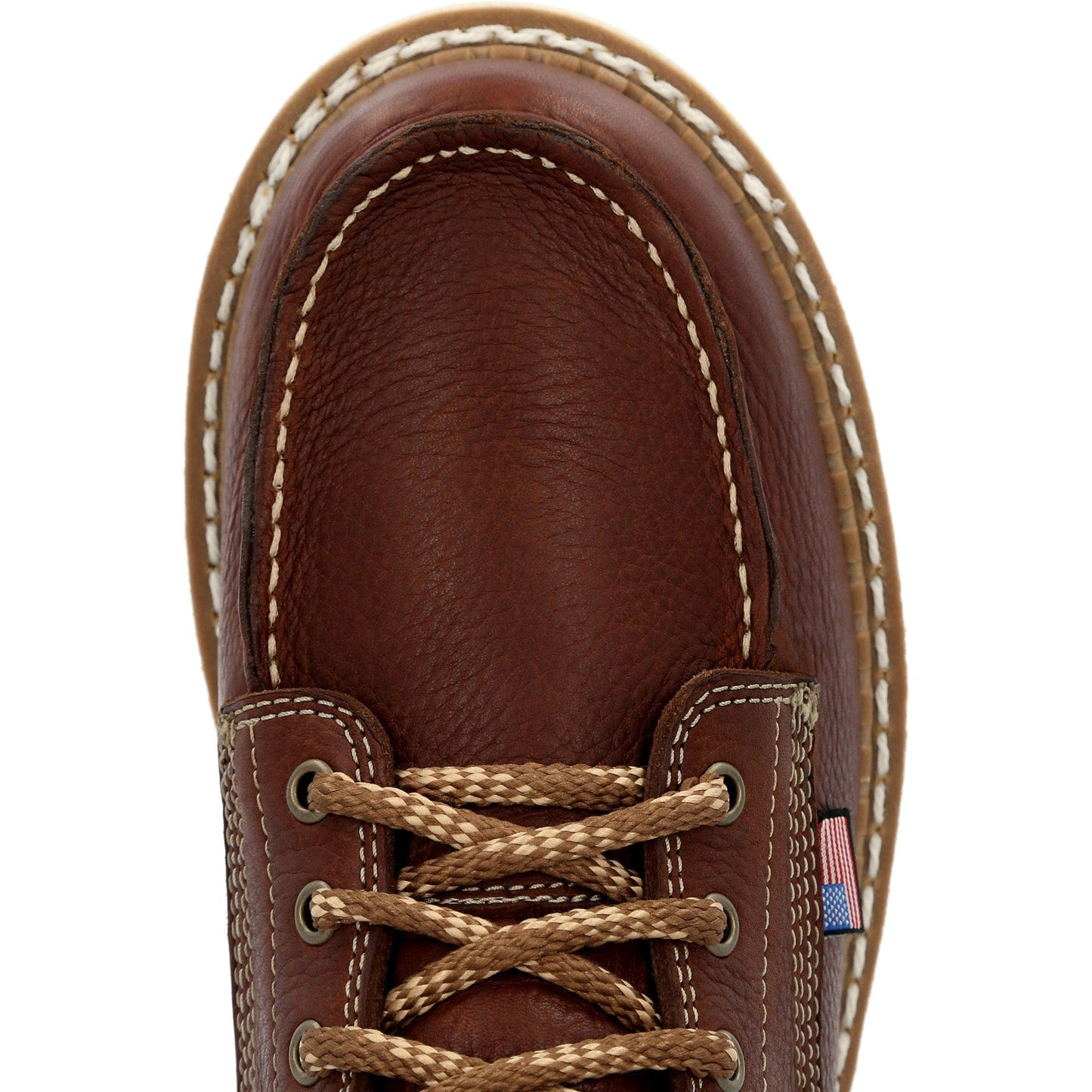 Georgia Boot Wedge Moc Toe GB00480 Mens Brown Wide Work & Safety Boots