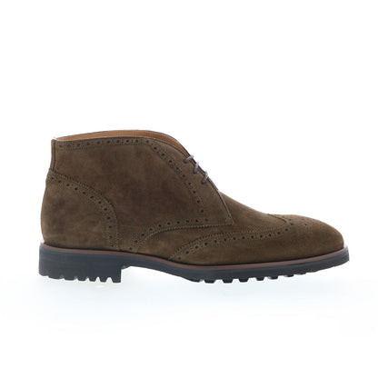 Di Bianco GBF316 Mens Brown Suede Lace Up Chukkas Boots
