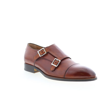 Di Bianco GBF366 Mens Brown Leather Loafers & Slip Ons Casual Shoes