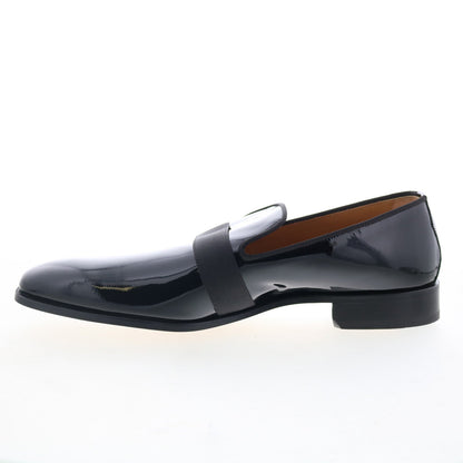 Di Bianco Vernice Tuxedo GBF786 Mens Black Loafers & Slip Ons Casual Shoes