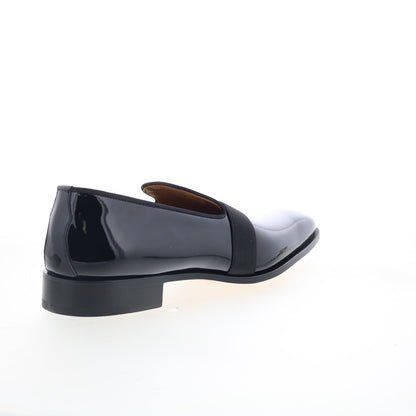 Di Bianco Vernice Tuxedo GBF786 Mens Black Loafers & Slip Ons Casual Shoes