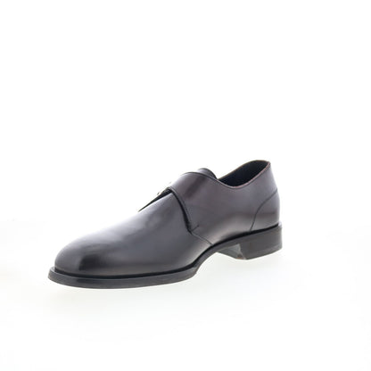 Di Bianco Garibaldi Mens Black Leather Loafers & Slip Ons Casual Shoes