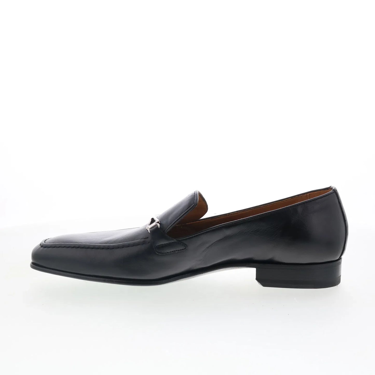 Pastori by Di Bianco Geta Mens Black Leather Loafers & Slip Ons Casual Shoes