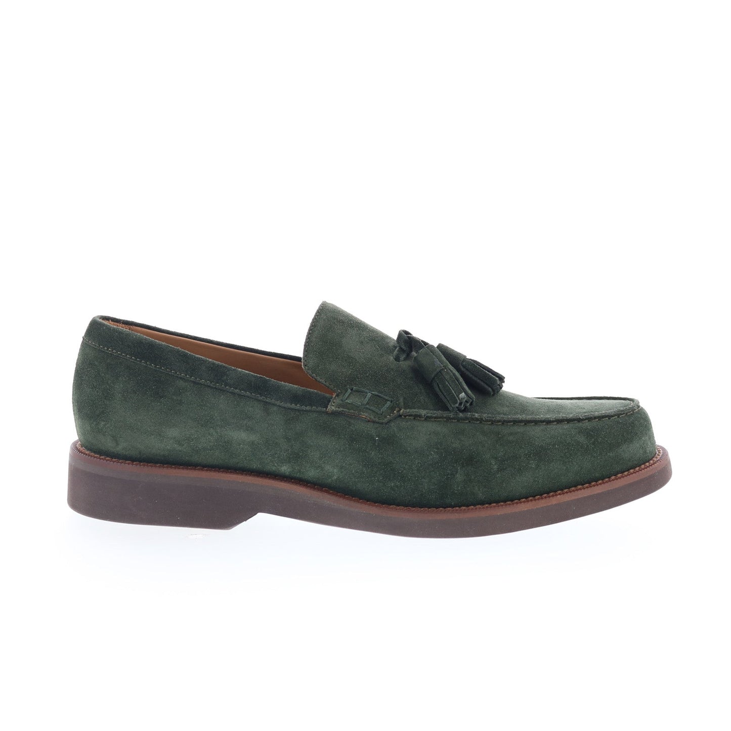 Pastori by Di Bianco Gordian Mens Green Loafers & Slip Ons Casual Shoes
