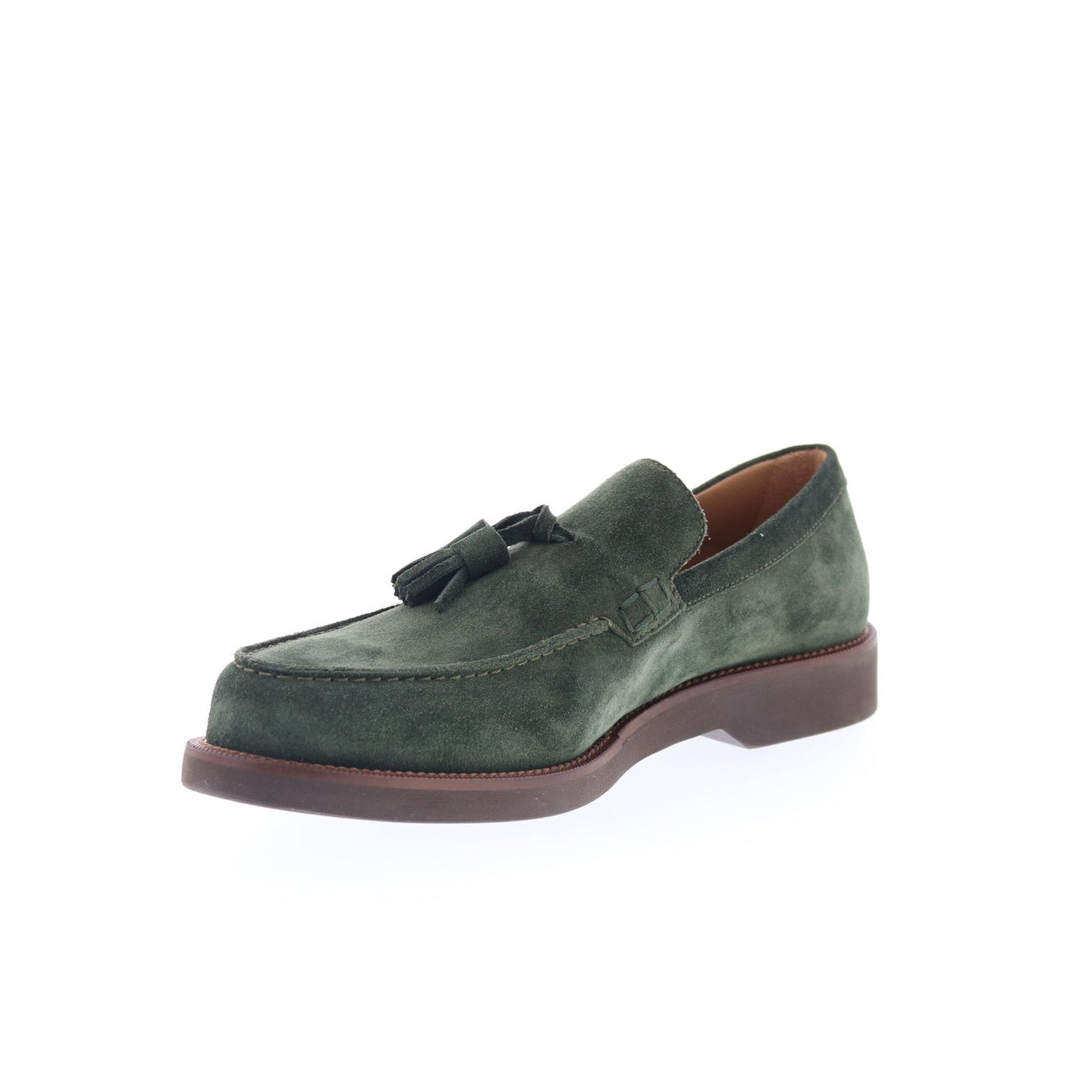 Pastori by Di Bianco Gordian Mens Green Loafers & Slip Ons Casual Shoes