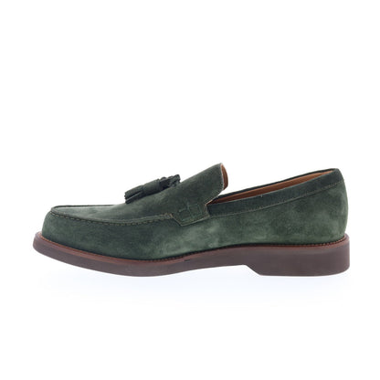 Pastori by Di Bianco Gordian Mens Green Loafers & Slip Ons Casual Shoes