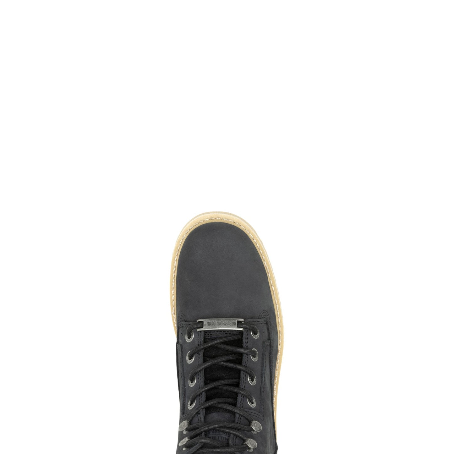 Harley-Davidson Beaton D93852 Mens Black Leather Lace Up Casual Dress Boots