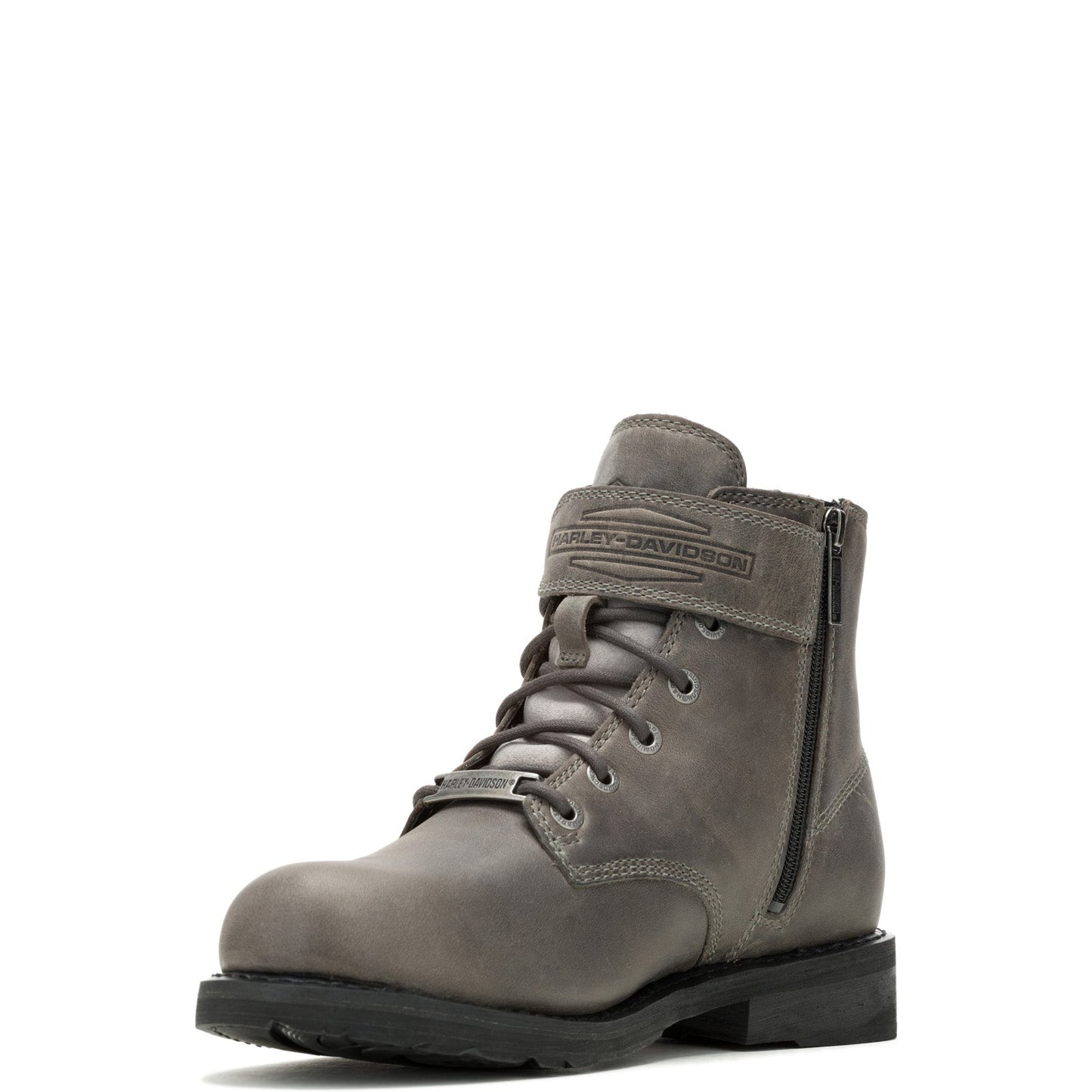 Harley-Davidson Vntgmoto Short 5.75" D93872 Mens Gray Motorcycle Boots