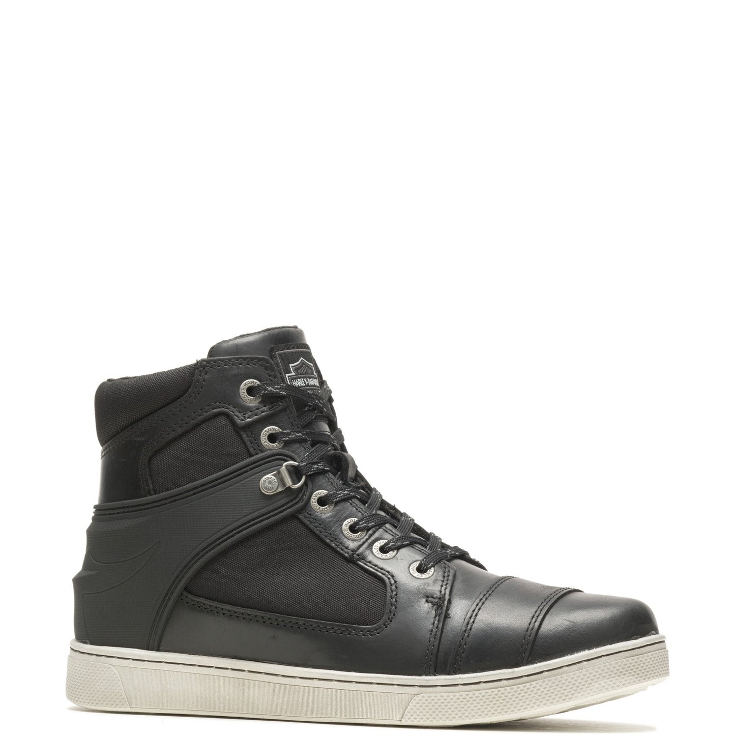 Harley-Davidson Gilmore D96177 Mens Black Leather Lifestyle Sneakers Shoes