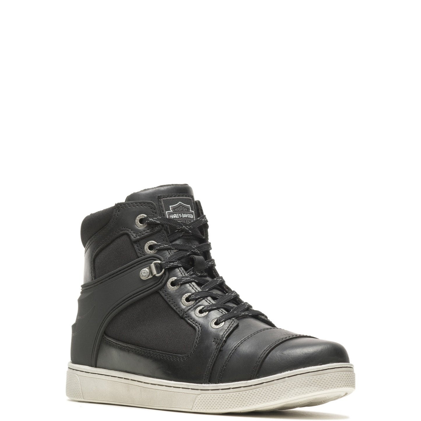 Harley-Davidson Gilmore D96177 Mens Black Leather Lifestyle Sneakers Shoes