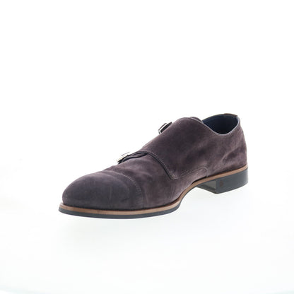 Di Bianco Isernia Mens Brown Suede Loafers & Slip Ons Casual Shoes