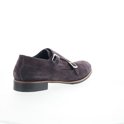 Di Bianco Isernia Mens Brown Suede Loafers & Slip Ons Casual Shoes