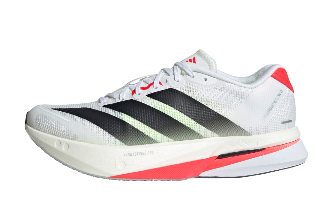 Adizero Boston 13 Women's :Cloud White | Core Black