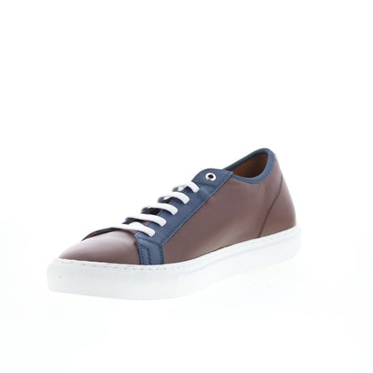 Pastori by Di Bianco Julius Mens Brown Leather Lifestyle Sneakers Shoes