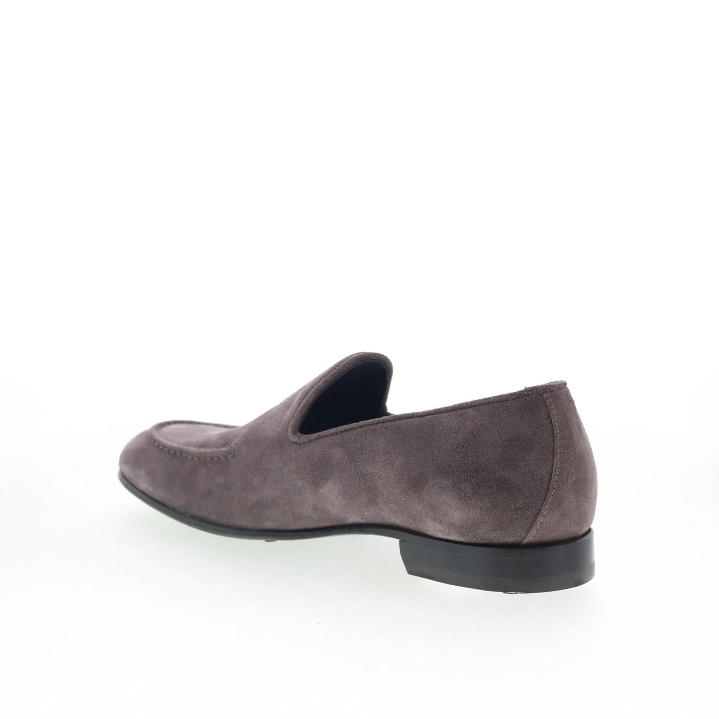 Pastori by Di Bianco Marcus Mens Gray Suede Loafers & Slip Ons Casual Shoes