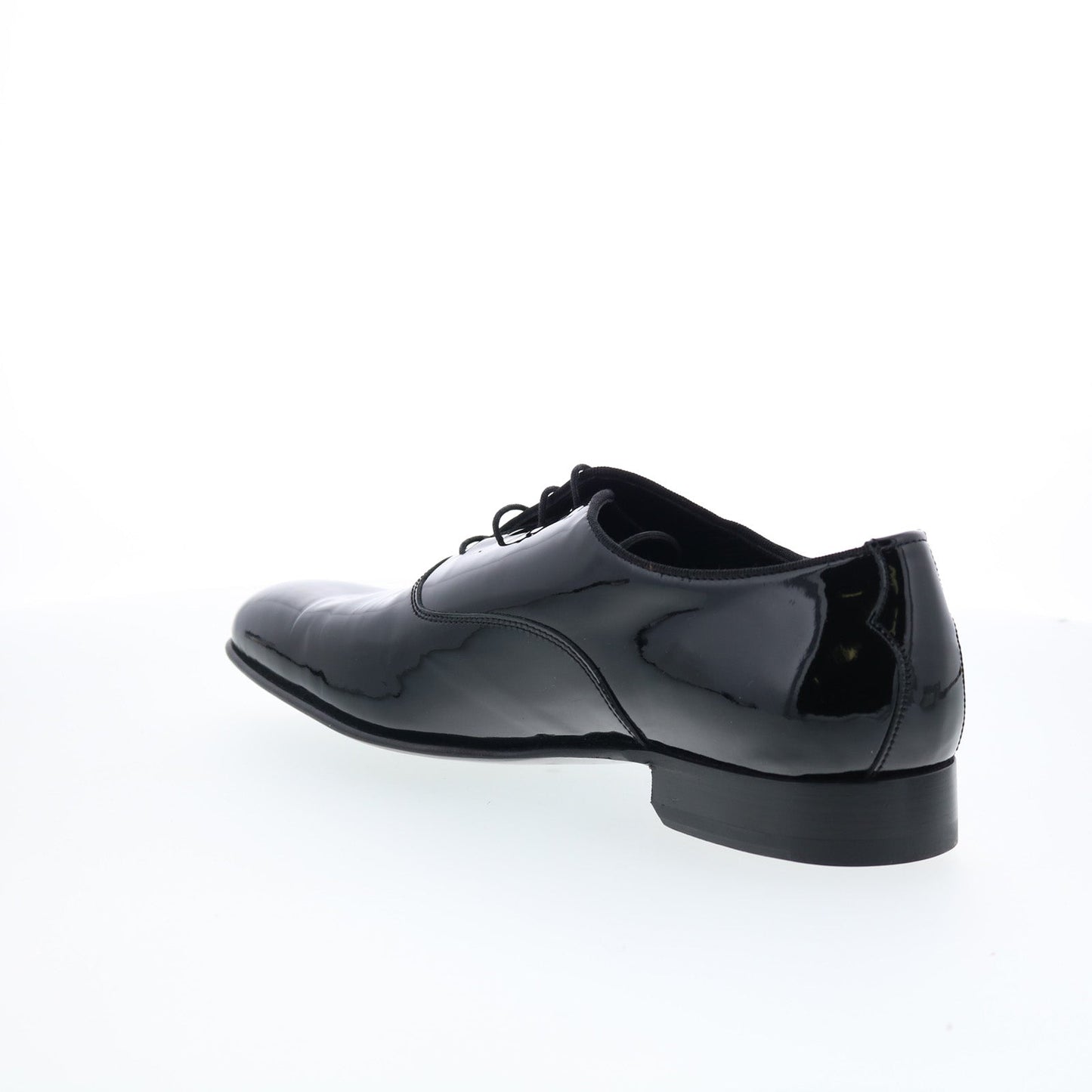 Di Bianco Marianella Mens Black Leather Oxfords & Lace Ups Plain Toe Shoes