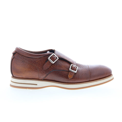 Di Bianco Matera Mens Brown Leather Loafers & Slip Ons Casual Shoes