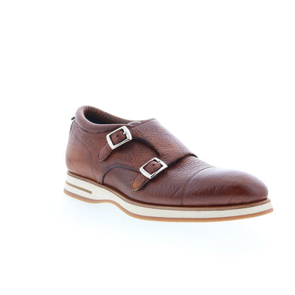 Di Bianco Matera Mens Brown Leather Loafers & Slip Ons Casual Shoes