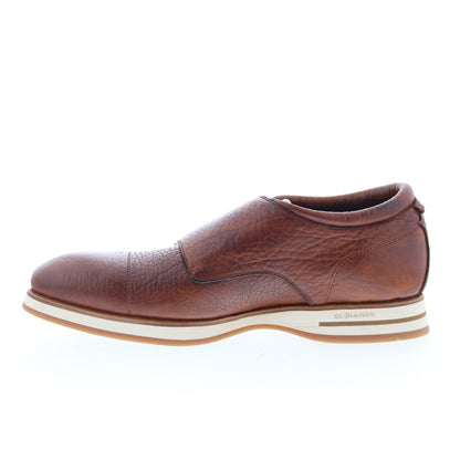 Di Bianco Matera Mens Brown Leather Loafers & Slip Ons Casual Shoes