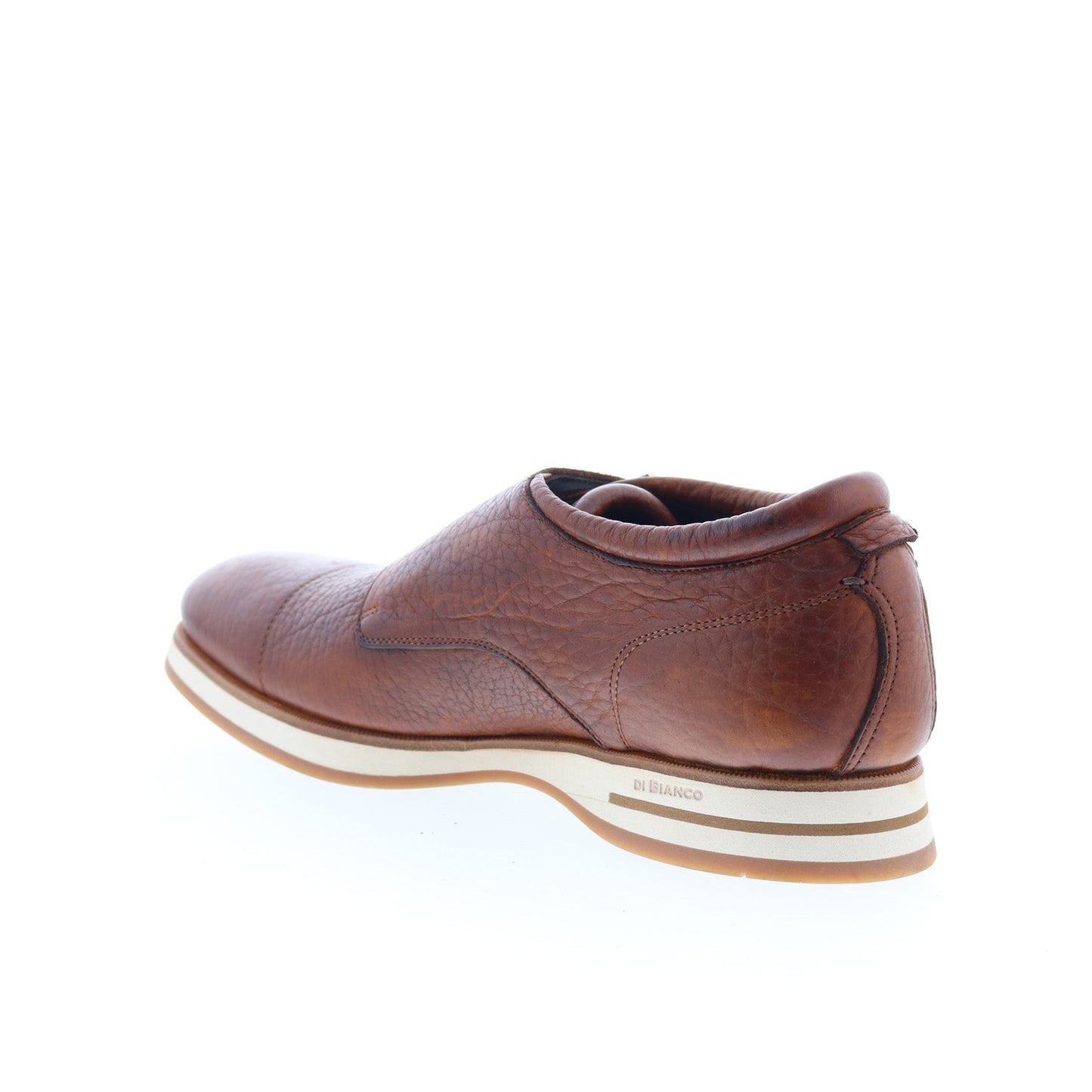 Di Bianco Matera Mens Brown Leather Loafers & Slip Ons Casual Shoes