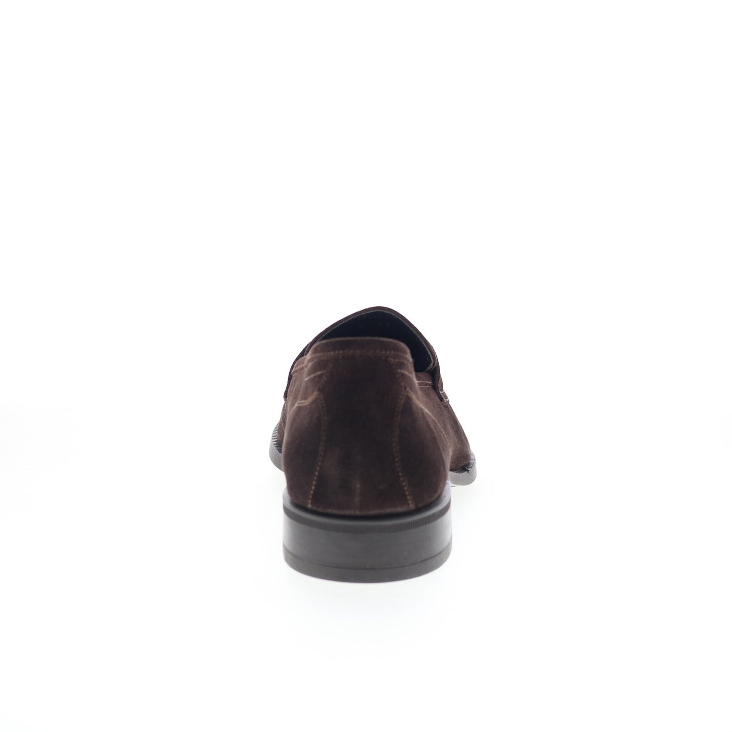 Di Bianco Miseno Mens Brown Suede Slip On Loafers & Slip Ons Penny Shoes