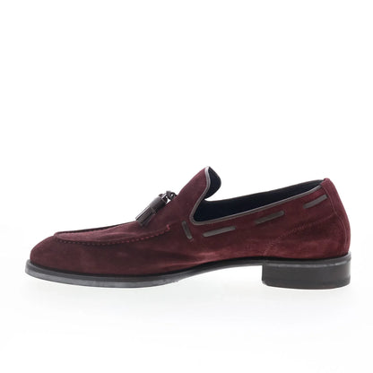 Di Bianco Napoli Mens Brown Suede Slip On Loafers & Slip Ons Casual Shoes