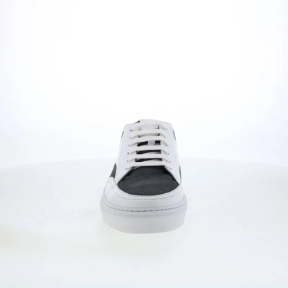 Pastori by Di Bianco Otho Mens White Leather Lace Up Lifestyle Sneakers Shoes