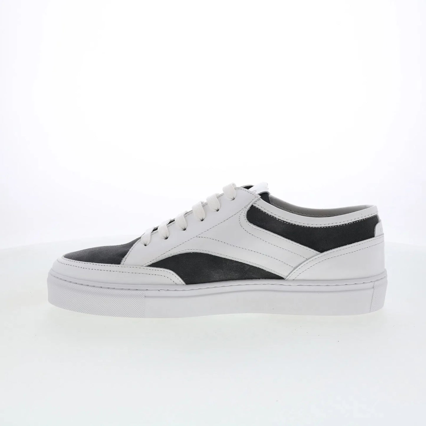 Pastori by Di Bianco Otho Mens White Leather Lace Up Lifestyle Sneakers Shoes