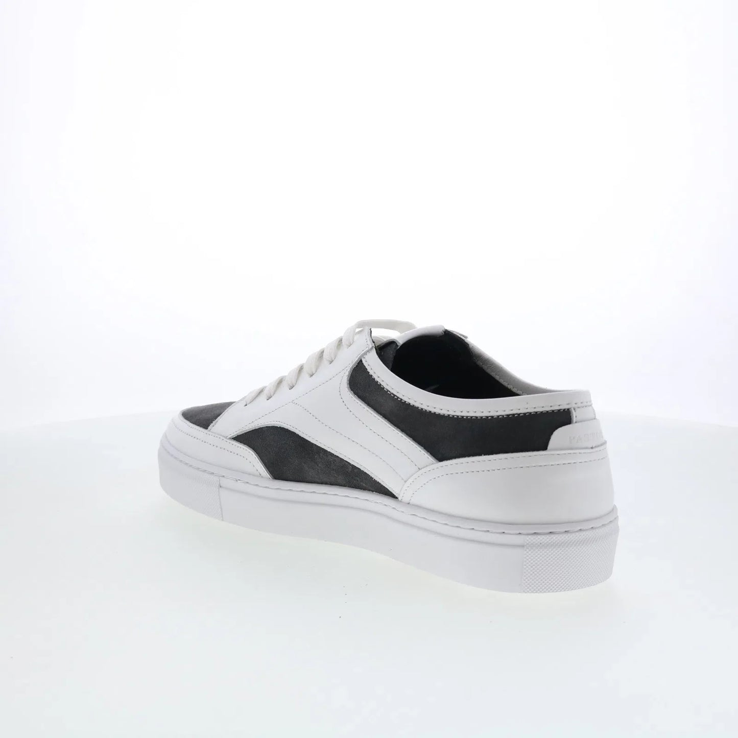 Pastori by Di Bianco Otho Mens White Leather Lace Up Lifestyle Sneakers Shoes