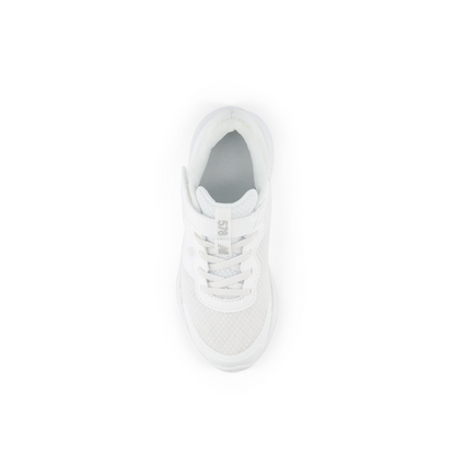 578v1 Bungee Lace with Top Strap Younger Kids' :White