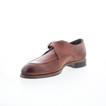 Di Bianco Parma Mens Brown Leather Loafers & Slip Ons Casual Shoes