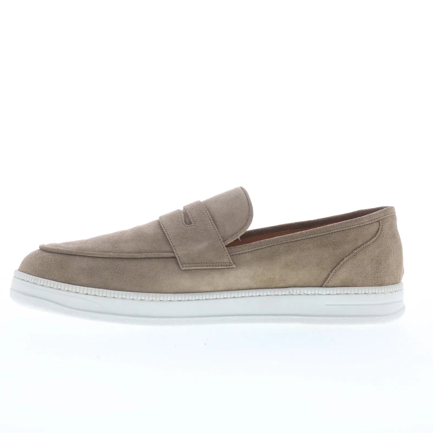 Pastori by Di Bianco Pius Mens Gray Slip On Loafers & Slip Ons Penny Shoes