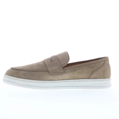 Pastori by Di Bianco Pius Mens Gray Slip On Loafers & Slip Ons Penny Shoes