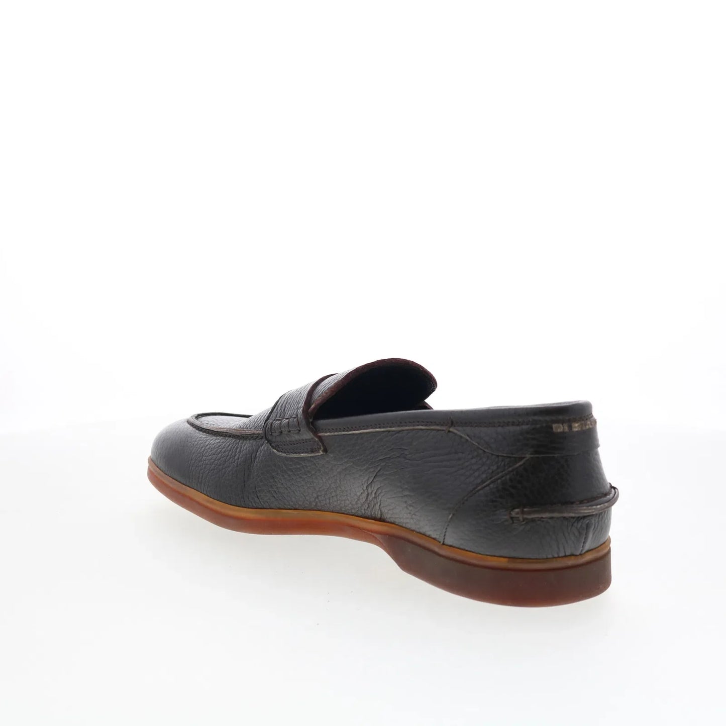 Di Bianco Procida Mens Brown Leather Slip On Loafers & Slip Ons Casual Shoes